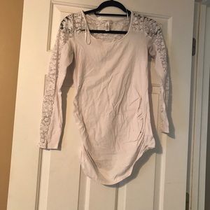 Maternity shirt.
